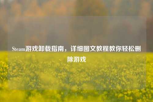 Steam游戏卸载指南,详细图文教程教你轻松删除游戏