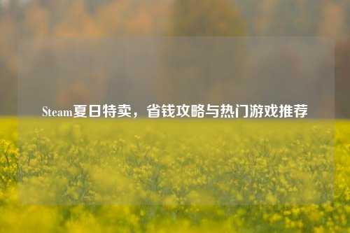 Steam夏日特卖，省钱攻略与热门游戏推荐