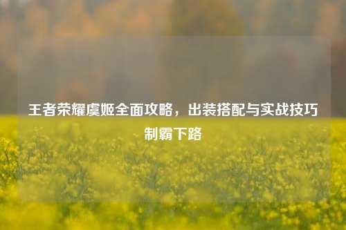 王者荣耀虞姬全面攻略，出装搭配与实战技巧制霸下路