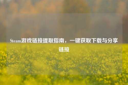Steam游戏链接提取指南，一键获取下载与分享链接