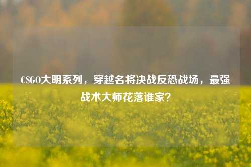 CSGO大明系列，穿越名将决战反恐战场，最强战术***花落谁家？
