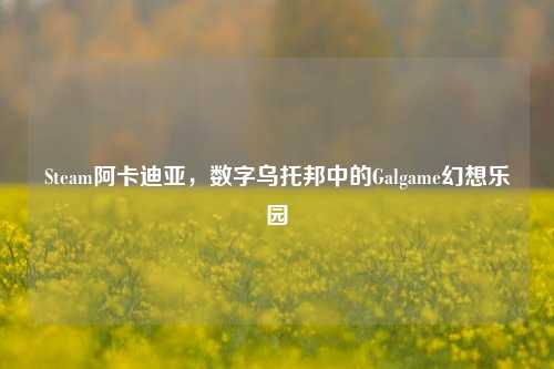 Steam阿卡迪亚，数字乌托邦中的Galgame幻想乐园